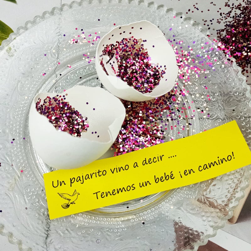 1DFAUL Sorpresa Anuncios de embarazo con huevo, Divertidos anuncios para beb  s, Ideas para Regalos, huevos de codorniz perfectos para Abuelos, Futuro pap   o Amigos - Image 2